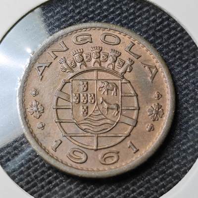 KK钱币收藏小铺 第335场 2月预留时间 周末发货 - 1961葡属安哥拉50分 