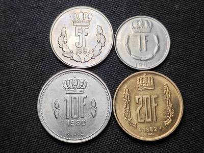 KK钱币收藏小铺 第335场 2月预留时间 周末发货 -  摩纳哥一组好品4枚