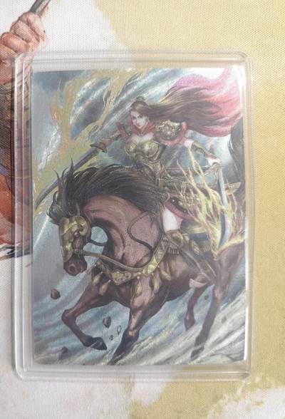 奇趣收藏卡牌拍卖第22场 【套卡】星宿文创 刀映寒霜 扈影风华 全粗1套5张未拆封，图3-图7仅为画作展示，工艺为全粗