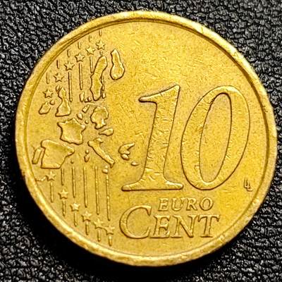 泉币菌-第107场-精品福利场 欧元 意大利2005年10欧分铜币 女神维纳斯 19.75MM 