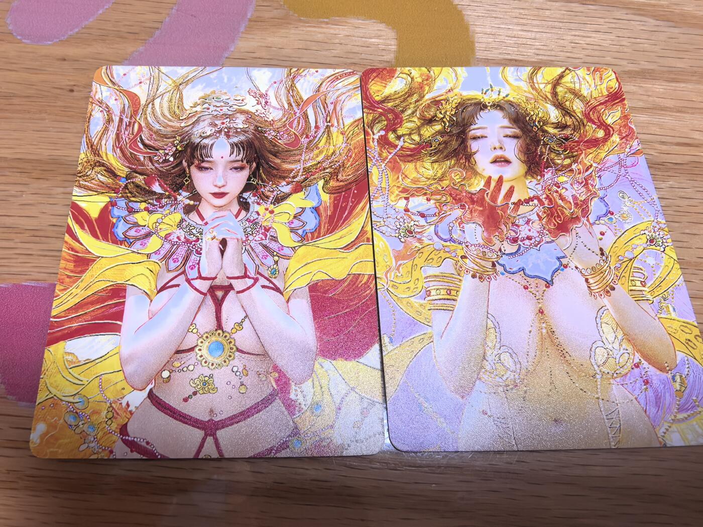 清风卡拍第11期(燎原卡牌为主，9月13日结拍) 焱卡文化燎原人间传太虚幻镜特卡大头尤二姐/尤三姐买1288才能获得