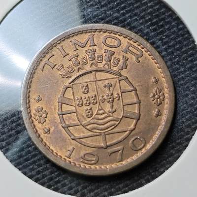 KK钱币收藏小铺 第335场 2月预留时间 周末发货 - 1970葡属东帝汶50分 