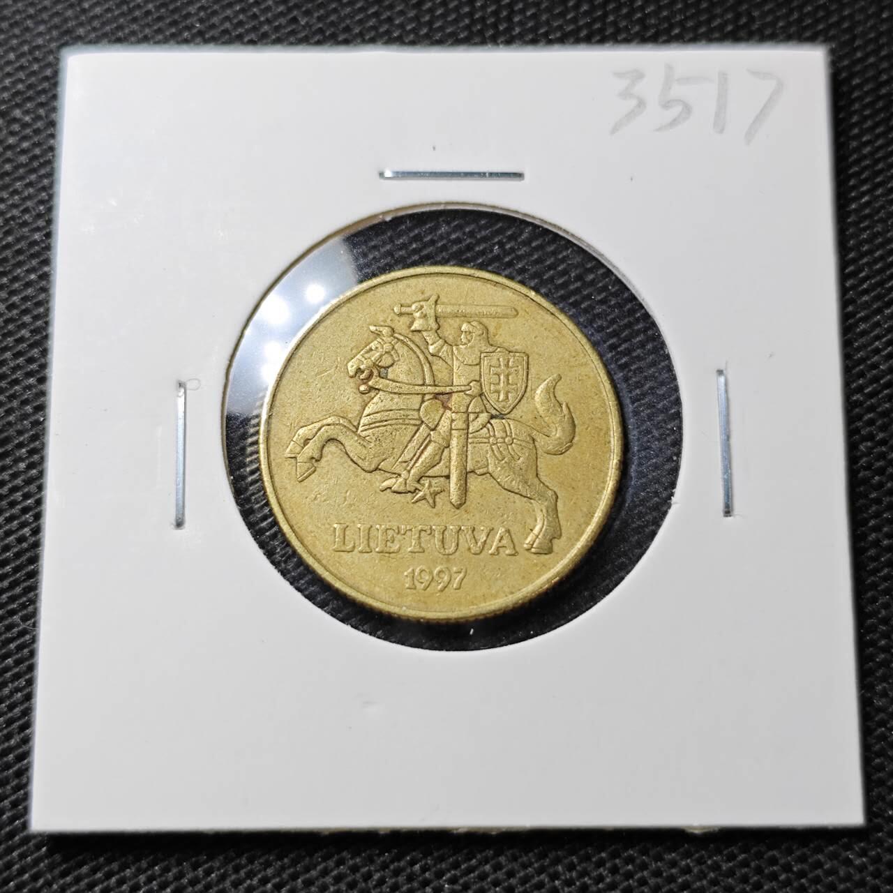 KK钱币收藏小铺 第335场 2月预留时间 周末发货 1997立陶宛50分