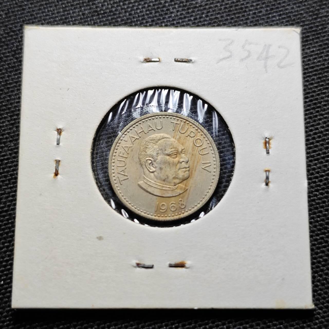 KK钱币收藏小铺 第335场 2月预留时间 周末发货 1968汤加5分 好品