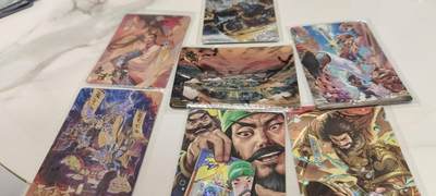 秋原瞳的小店第二十二期（持续收拍，又到了吃火锅串串的季节） - 卡游三国原膜活动卡7张不同，一次看过瘾