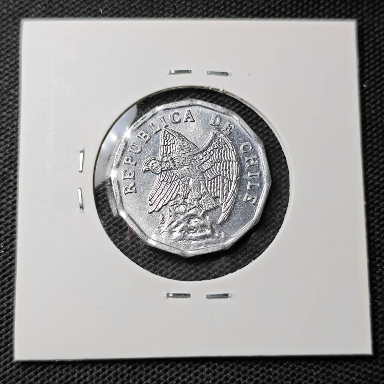 KK钱币收藏小铺 第335场 2月预留时间 周末发货 1979智利10分 秃鹰