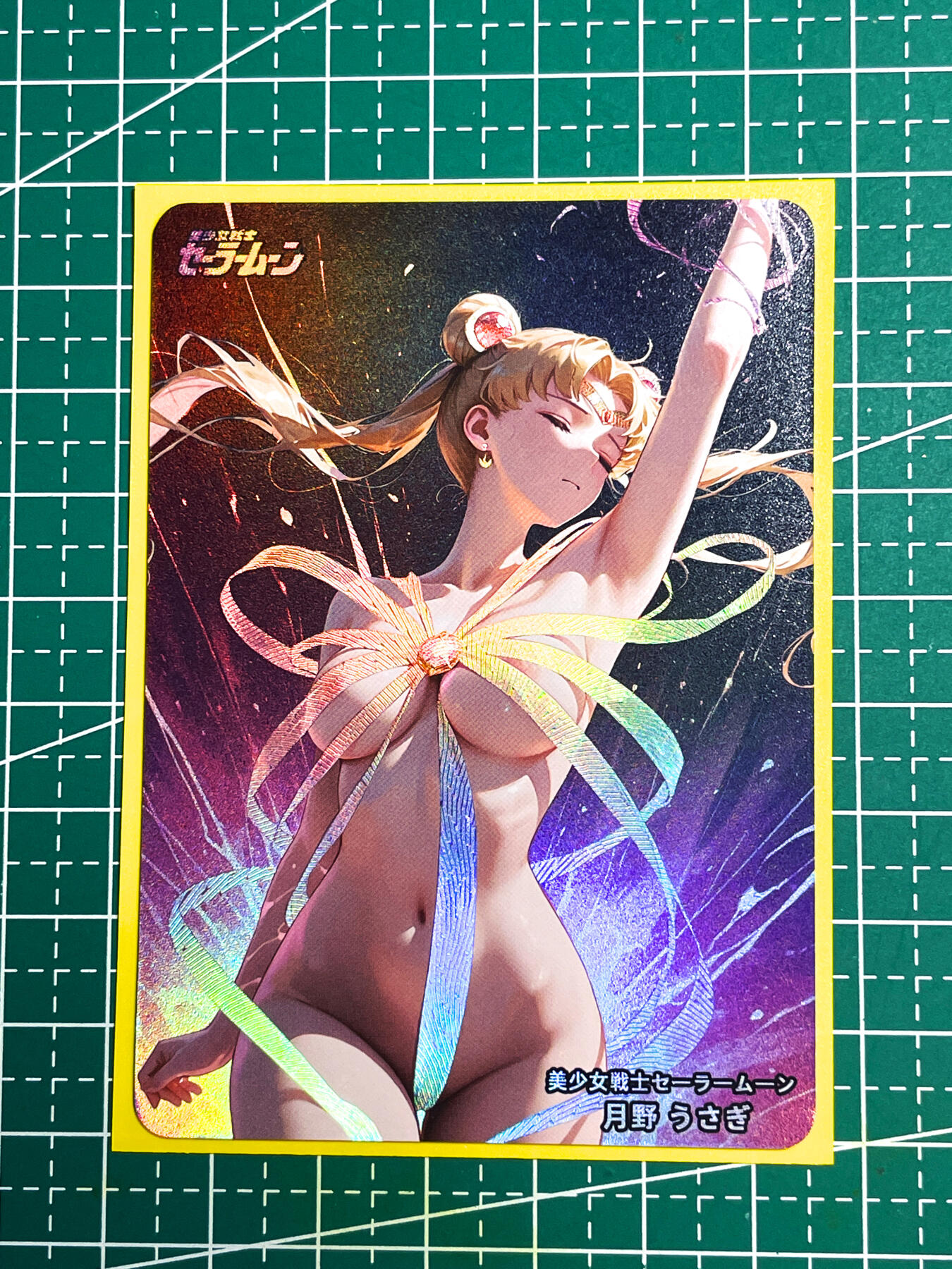 【关注参拍有赠卡】显眼宝31期  9.10日晚9:30截止 逝者如斯夫不舍昼夜 非常漂亮的美少女战士 丝带美少女 散配一张 折光彩闪   63*88