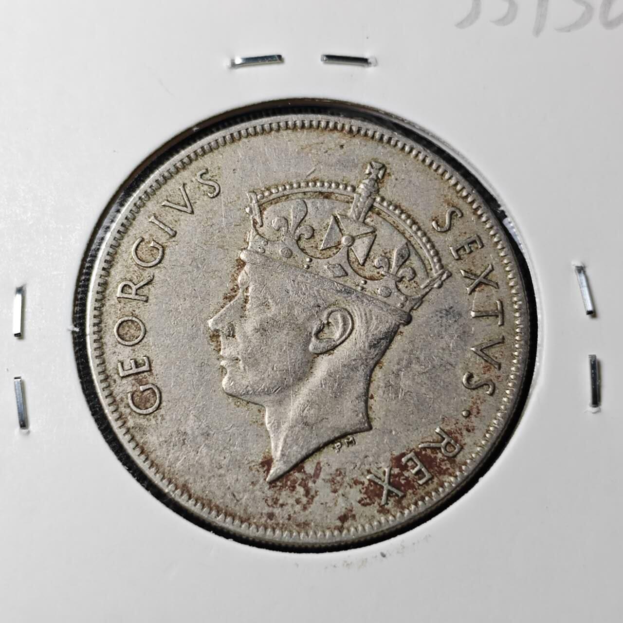 KK钱币收藏小铺 第335场 2月预留时间 周末发货 1952英属东非1先令