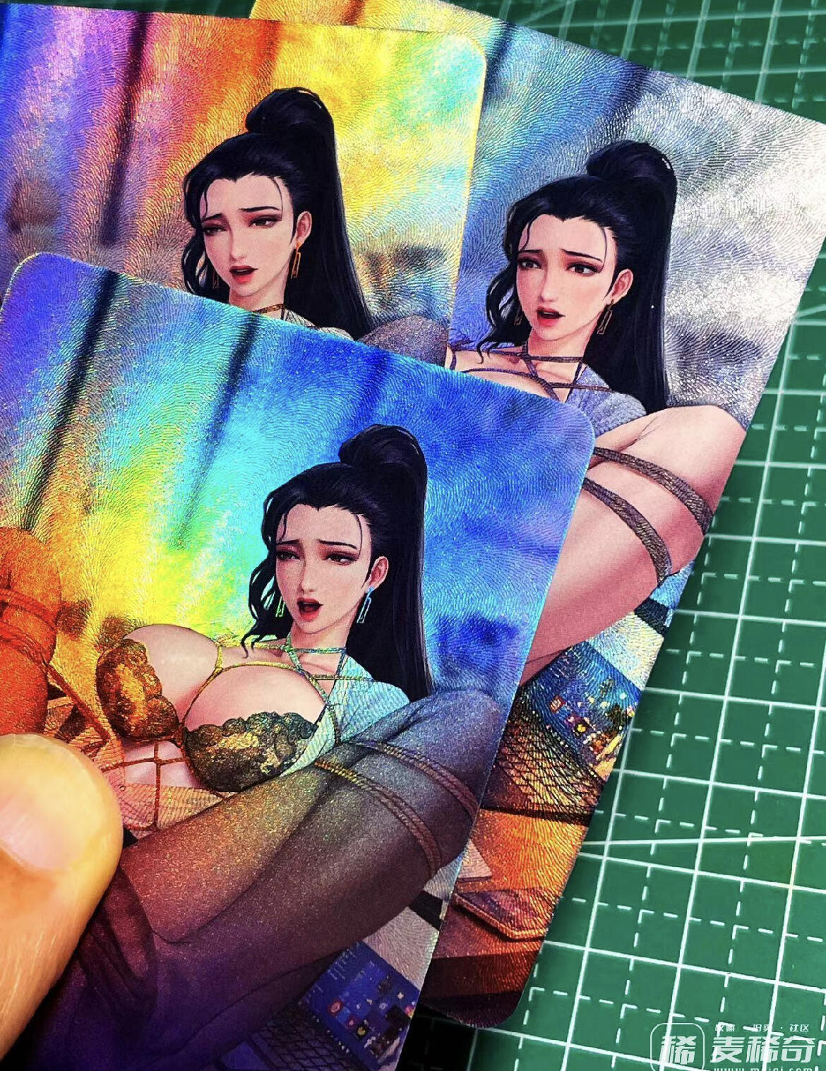 【关注参拍有赠卡】显眼宝31期  9.10日晚9:30截止 逝者如斯夫不舍昼夜 嘎嘎鸭 经典柳美兰 三渐变3张  折光彩闪 小卡尺寸