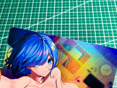 【关注参拍有赠卡】显眼宝31期  9.10日晚9:30截止 逝者如斯夫不舍昼夜 - 异世界 蕾姆 折光彩闪卡一张 小卡尺寸