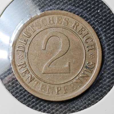 KK钱币收藏小铺 第335场 2月预留时间 周末发货 - 1924德国2芬尼 