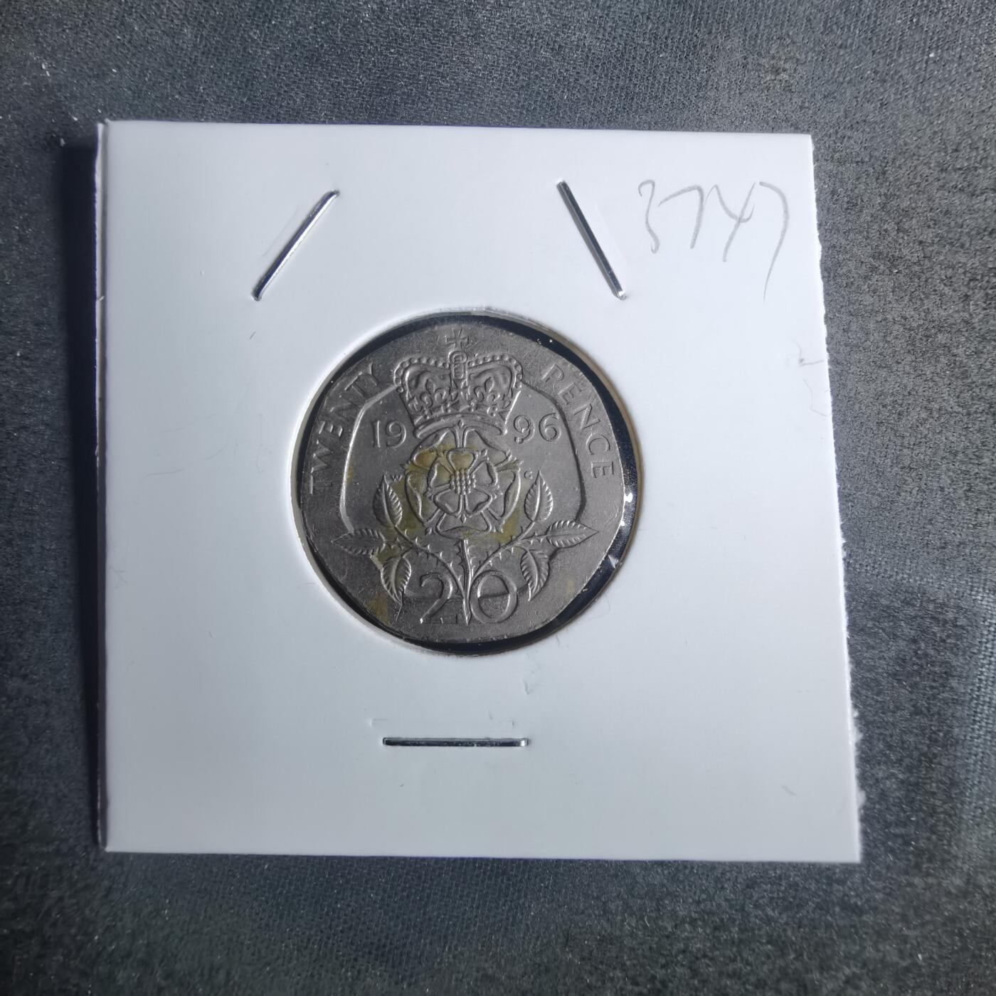 沼泽如烟--第837场 英国1996年20便士