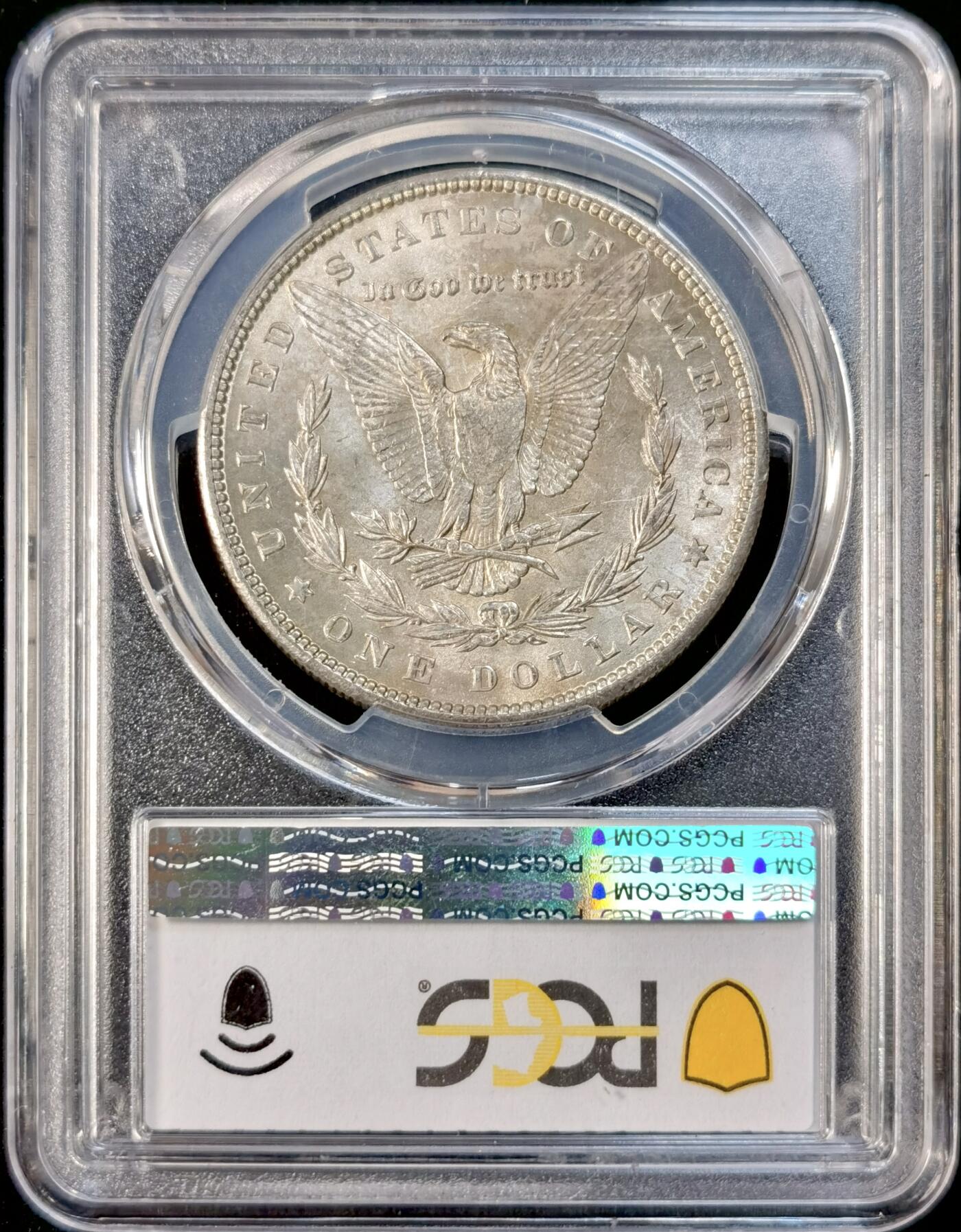 甄臻铺-世界币章拍卖（第33期），送拍享返佣金等优惠多多 PCGS-MS64 1900年摩根，淡淡包浆