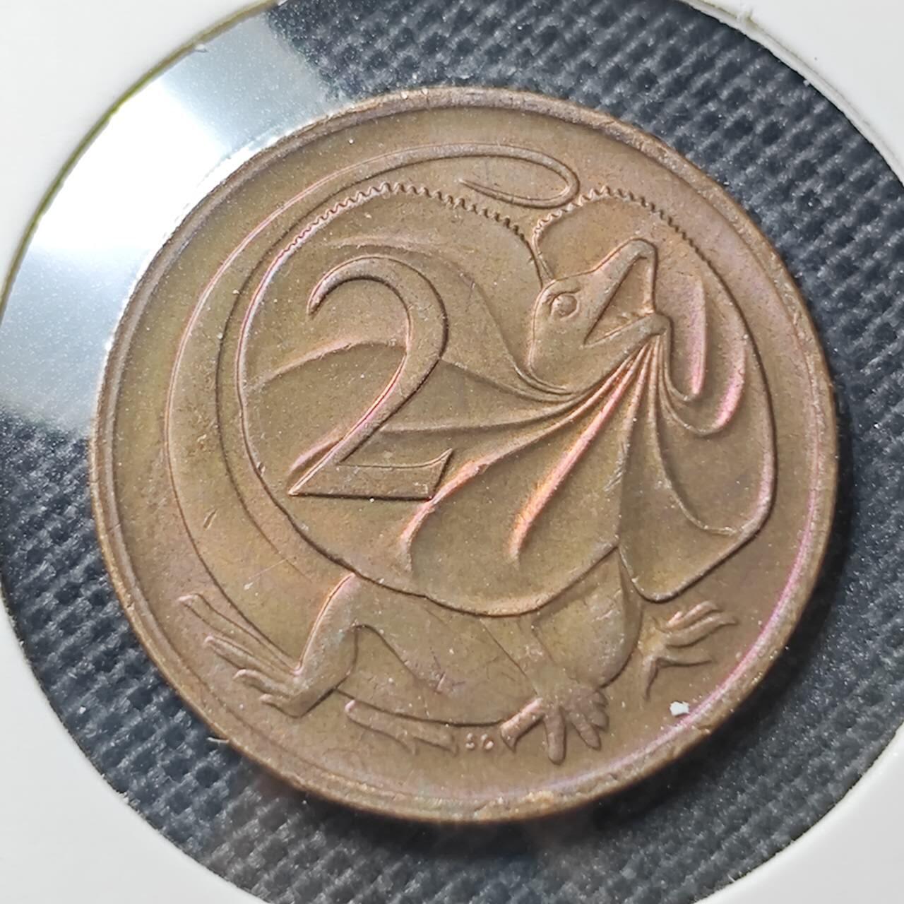 KK钱币收藏小铺 第334期 2月预留时间 周末发货 1981澳大利亚2分铜币 好品 