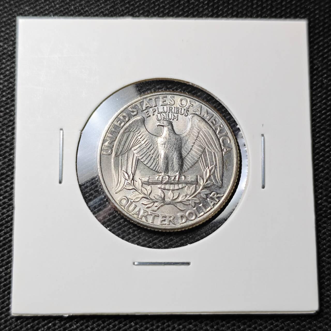 KK钱币收藏小铺 第335场 2月预留时间 周末发货 1977美国25分 好品