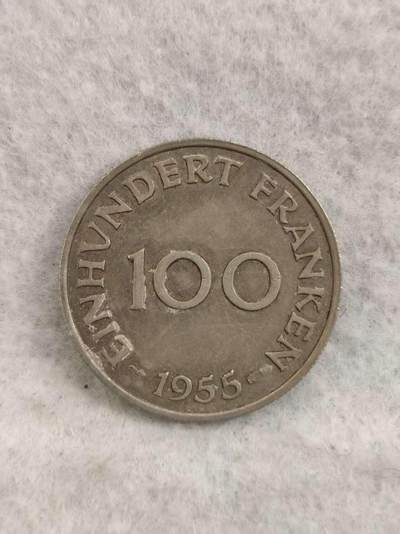 G&W世界散币，银币处理专场（第29场） - 萨尔洲1955年100法郎