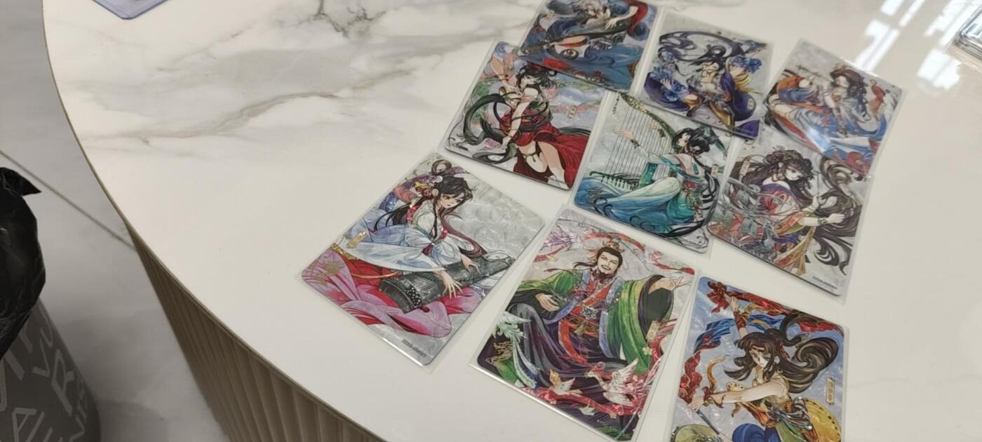 秋原瞳的小店第二十二期（持续收拍，又到了吃火锅串串的季节） 卡游三国歌舞卡一套9张