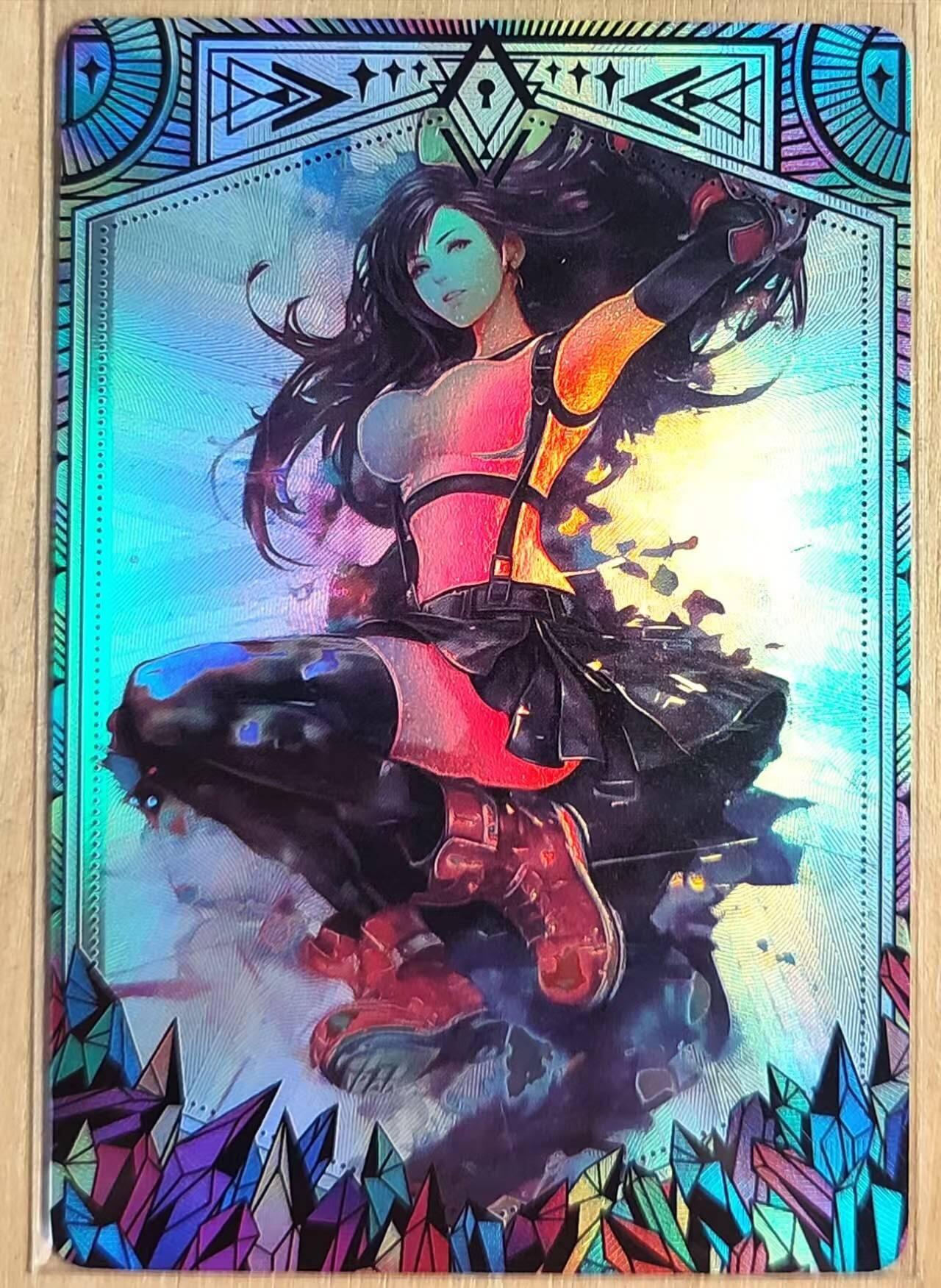 龙虎卡牌第五十四场 （无佣金，满120包邮，欢迎送拍） 彩闪 疾风卡牌 满赠卡 蒂法