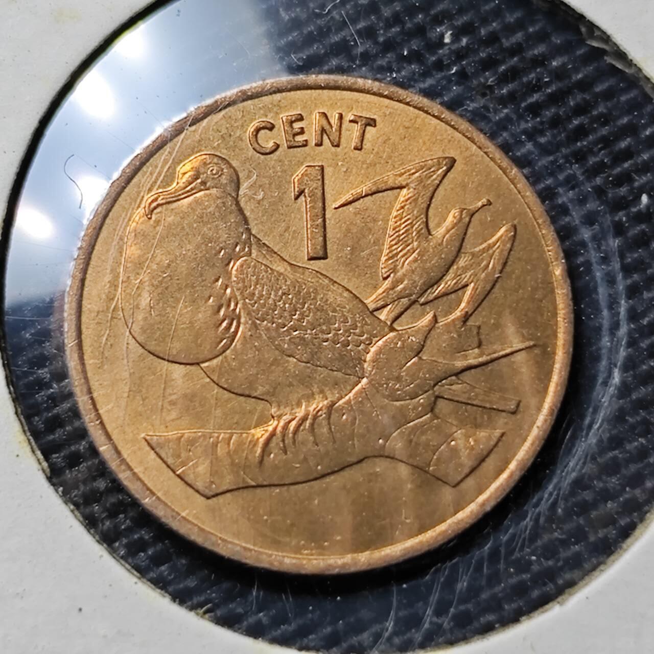KK钱币收藏小铺 第335场 2月预留时间 周末发货 1979基里巴斯1分 好品铜币