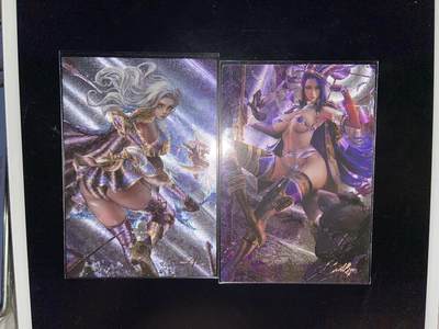 阳大大卡牌拍卖第72期（持续收拍品，周五晚上九点截拍，进群福利早知道） - 游戏cg 粗闪 两张