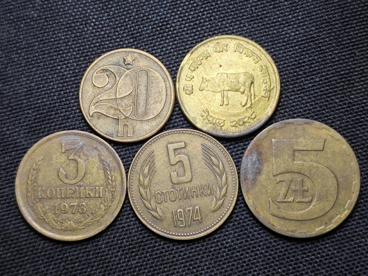 KK钱币收藏小铺 第335场 2月预留时间 周末发货  铜币一组5枚