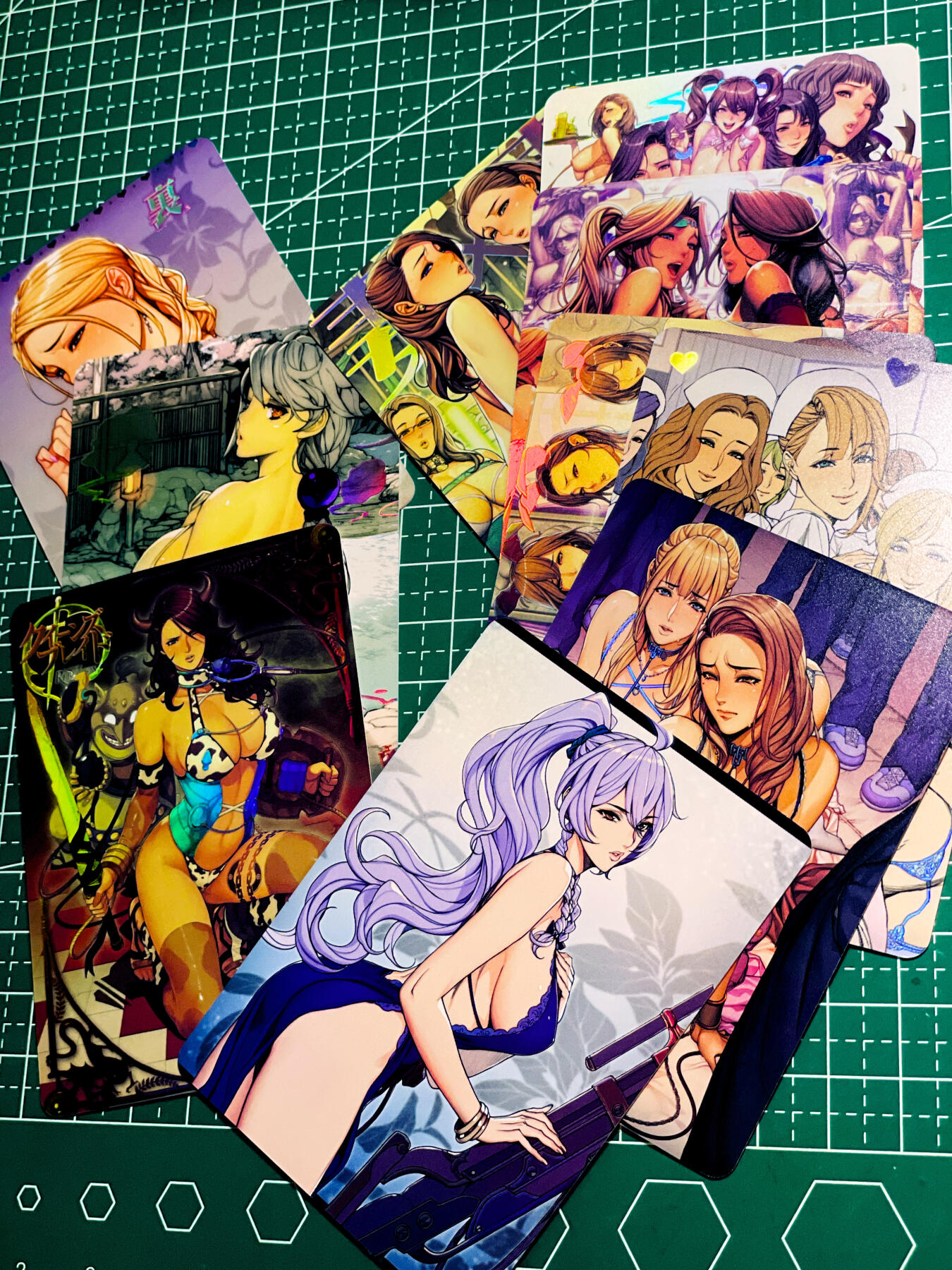 【关注参拍有赠卡】显眼宝31期  9.10日晚9:30截止 逝者如斯夫不舍昼夜 整套10张  磨砂金彩工艺一流 织田卡 金彩卡   大卡尺寸  63*88