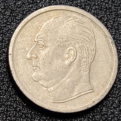 泉币菌-第107场-精品福利场 小鸟 1971挪威25欧尔 銅镍币 17毫米 2.4克 