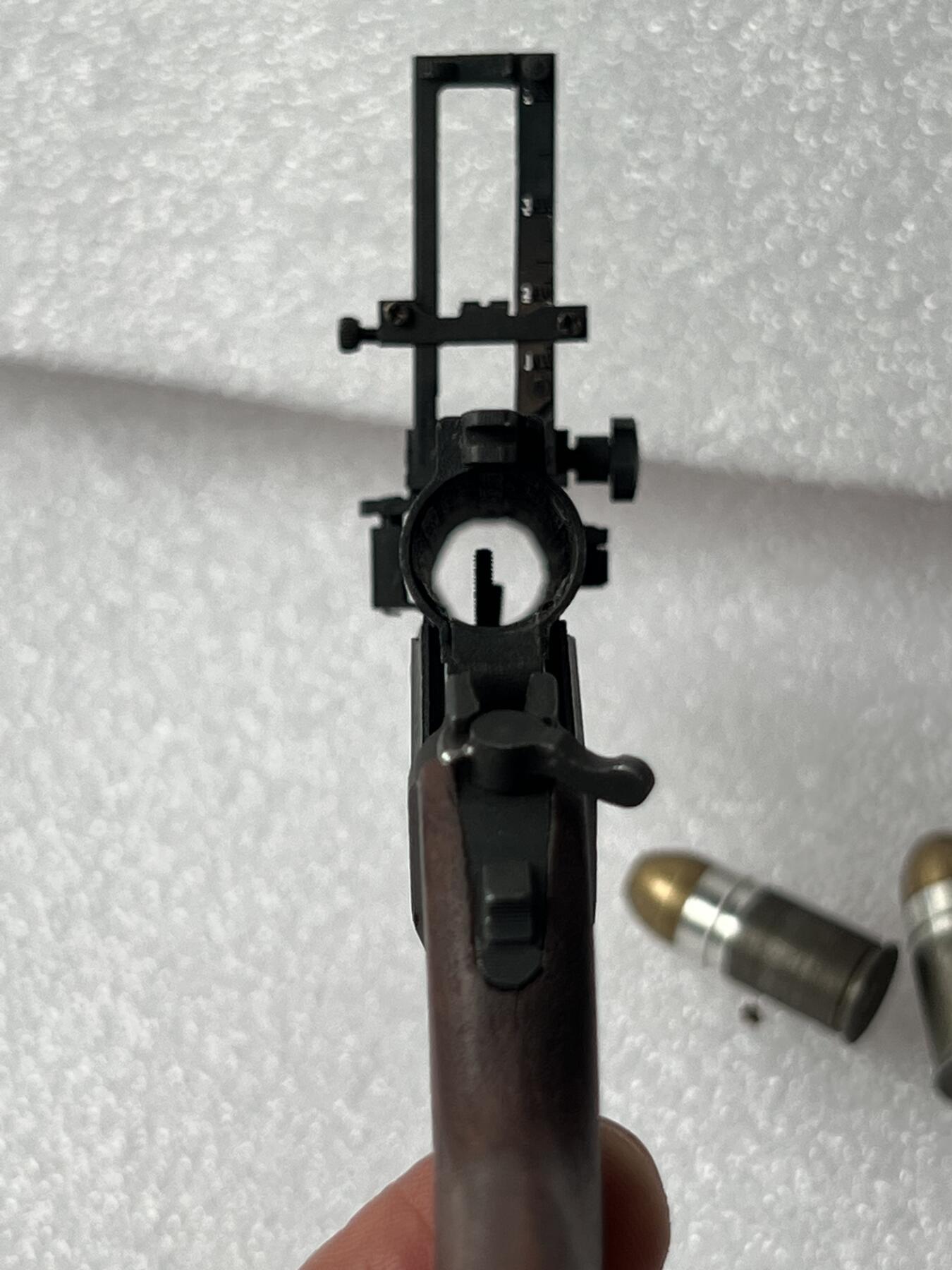 零元拍：H&G 1/4 M79榴蛋仓模型，全金属，含两枚蛋蛋，无背带，全品没毛病。无包装。