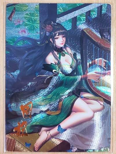 龙虎卡牌第五十四场 （无佣金，满120包邮，欢迎送拍） - 粗闪 三国美女 周妃