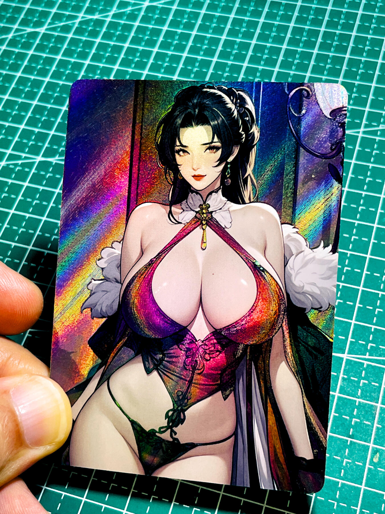 【关注参拍有赠卡】显眼宝31期  9.10日晚9:30截止 逝者如斯夫不舍昼夜 国风芳华 武侠系列  赵敏 散配1张  粗彩闪工艺   大卡尺寸  63*88