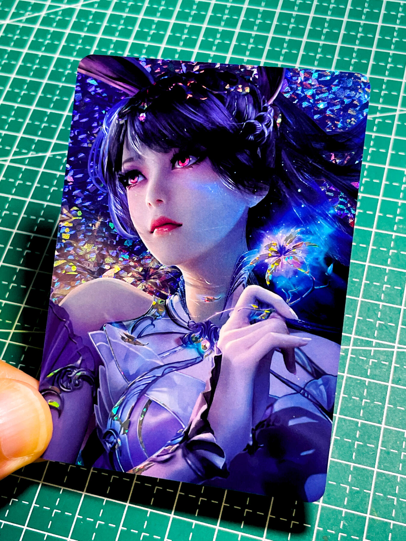 【关注参拍有赠卡】显眼宝31期  9.10日晚9:30截止 逝者如斯夫不舍昼夜 彩钻 斗罗大陆 小舞  一张   彩钻工艺  大卡尺寸  63*88