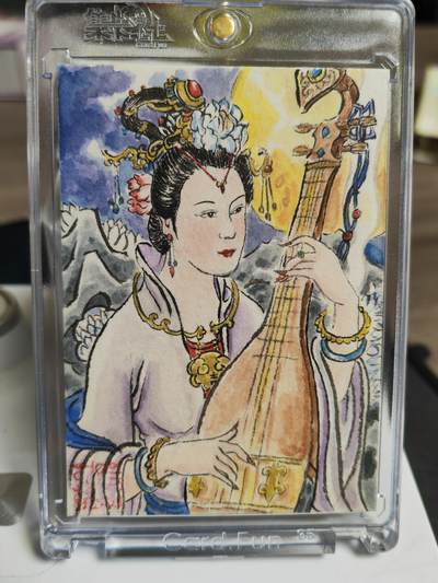 阳大大卡牌拍卖第71期（持续收拍品，周五晚上九点截拍，进群福利早知道） - 【手绘卡】画师张先军 四大美人 王昭君