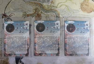 奇趣收藏卡牌拍卖第22场 山河潮玩限定礼盒  杆子 绘 悟空  三色 粗闪 各1张 全新覆膜卡夹卡膜保护