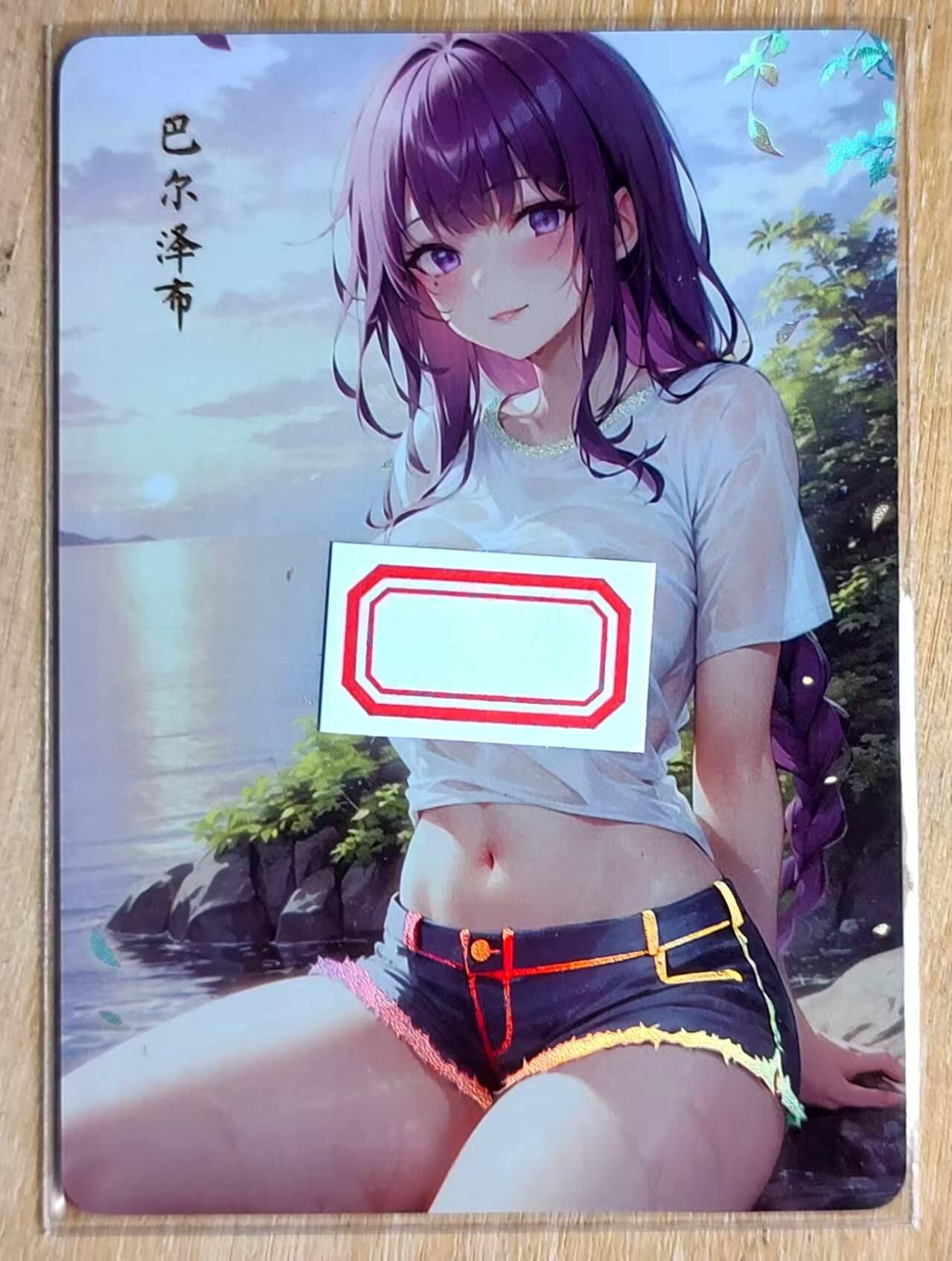 龙虎卡牌第五十四场 （无佣金，满120包邮，欢迎送拍） 彩闪 燎原卡牌 雷神现代版 薄纱下看的很清楚 特藏卡