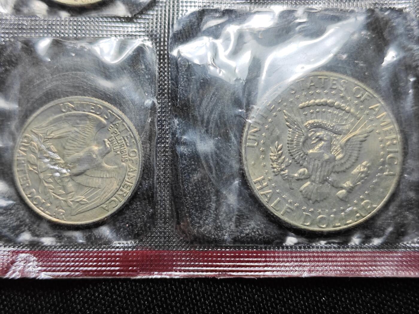 KK钱币收藏小铺 套币专场 2月预留时间 周末发货   1979美国大小面值一套 清年