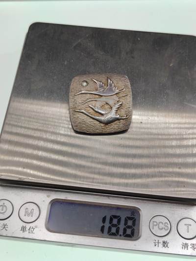 0元起拍勋章 第294期 咸鱼国勋章拍卖专场 9月14日（周日）下午6：00开始 日本纯银镶嵌天然钻石 波洛领带