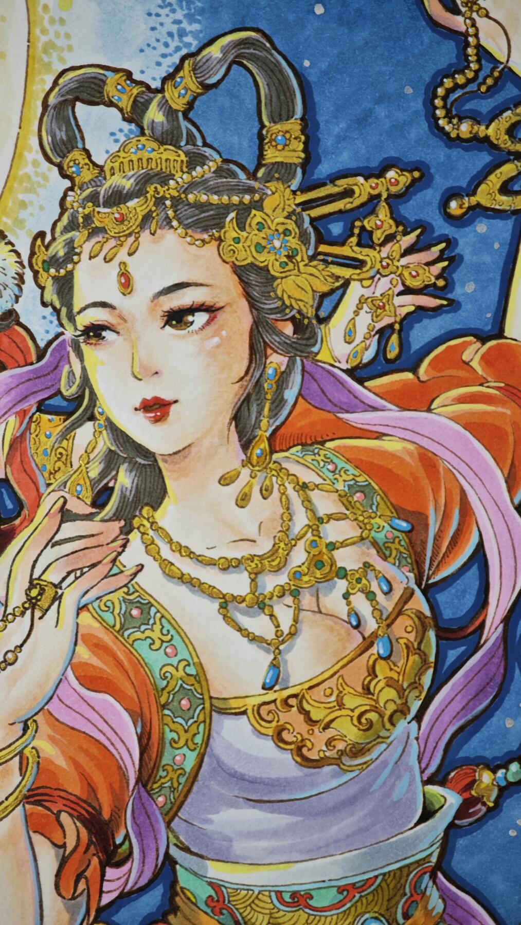 白泽拍卖卡牌手绘专场第24期（持续征集ING，白露暧秋色，月明清漏中）