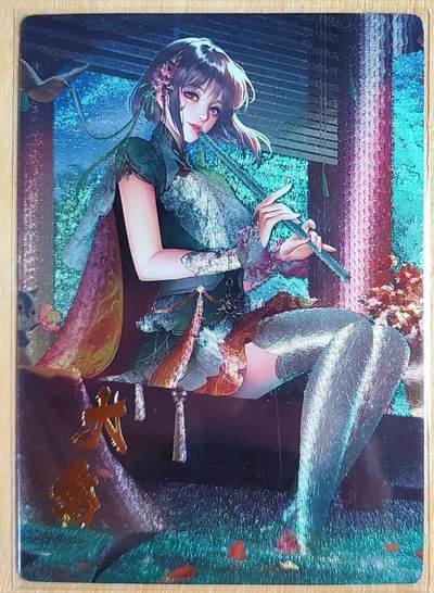 龙虎卡牌第五十四场 （无佣金，满120包邮，欢迎送拍） - 粗闪 三国美女 大乔