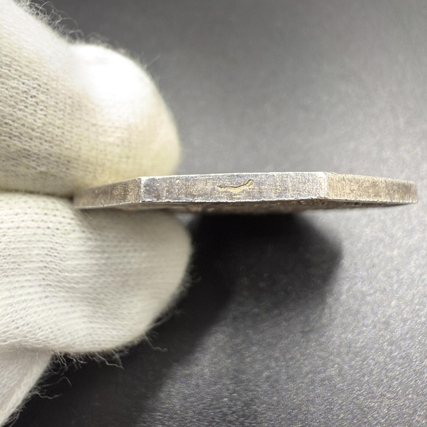 「木头集藏」章牌专场-第61场 1819年法国波尔多银行银章，直径：34mm，边铭：油灯（1832-1841年），少见八角，刻画细致，早期版本！
