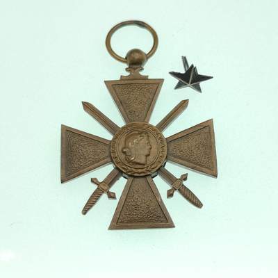 0元起拍勋章 第294期 咸鱼国勋章拍卖专场 9月14日（周日）下午6：00开始 - 法国战争十字奖章