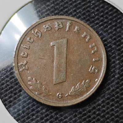 KK钱币收藏小铺 第335场 2月预留时间 周末发货 - 1938德国1芬尼 