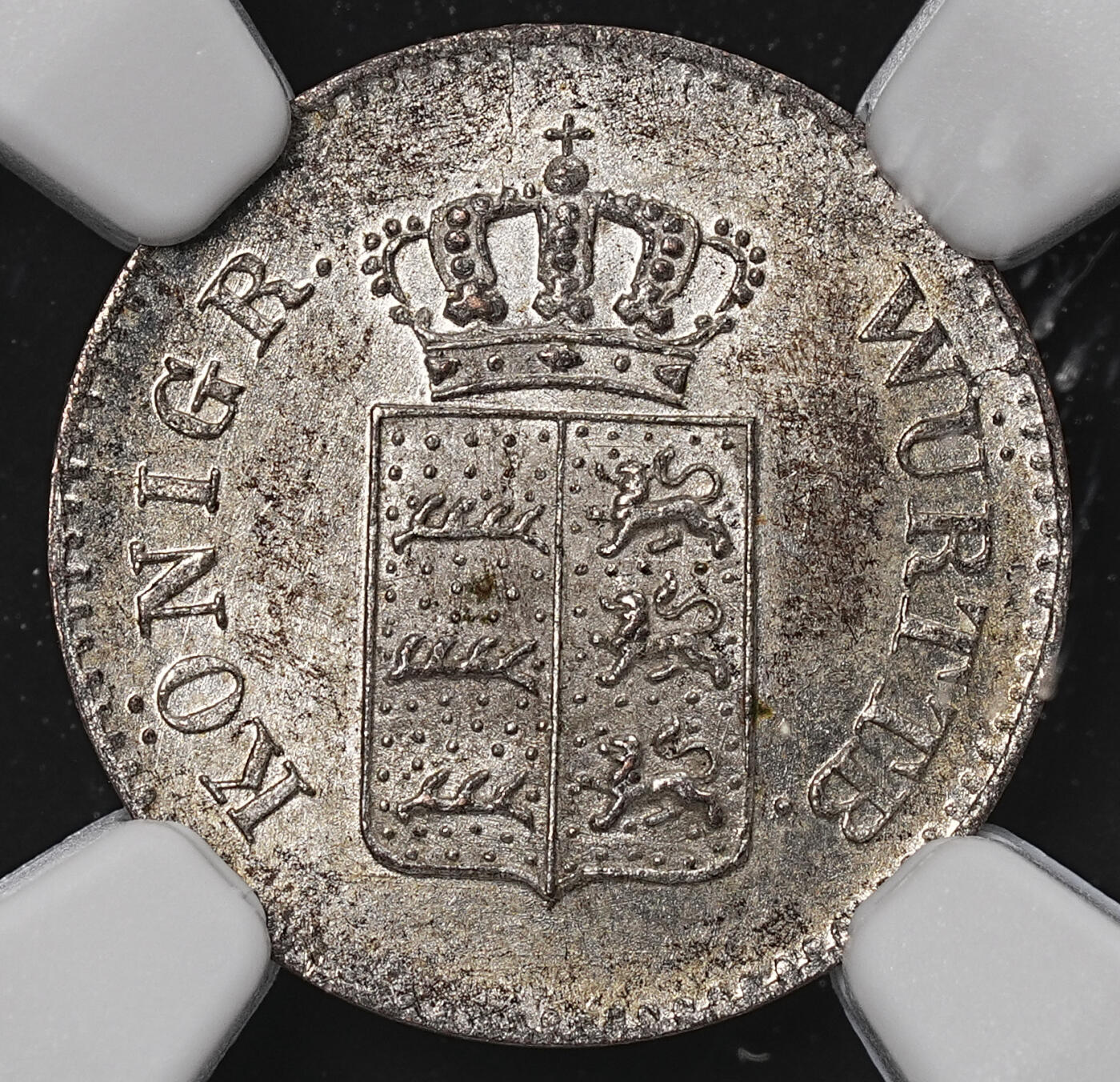 修遠堂世界钱币第八十四期 NGC MS64 1851年符腾堡1克鲁泽银币