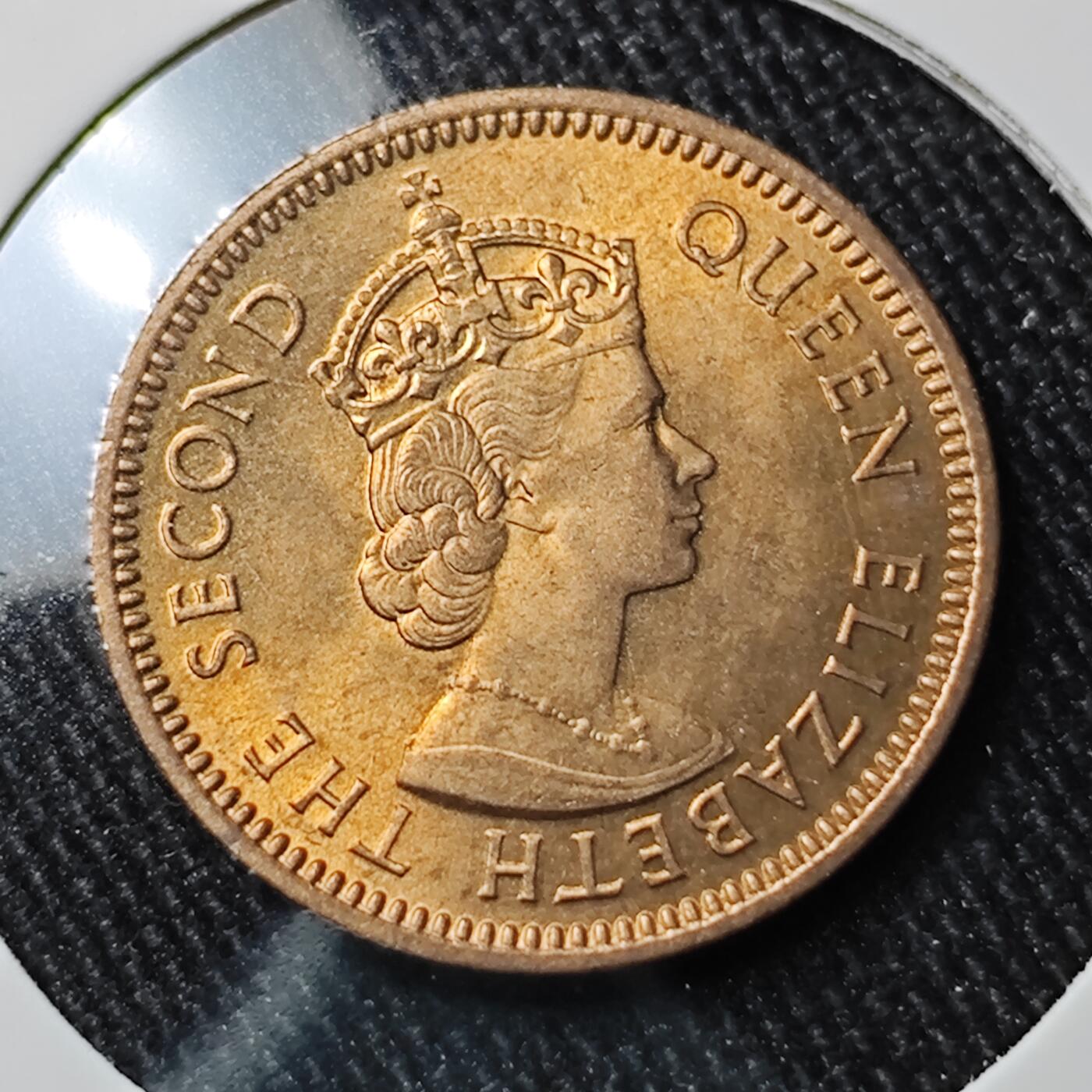KK钱币收藏小铺 套币专场 2月预留时间 周末发货  1955英属塞浦路斯3米尔铜币 好品