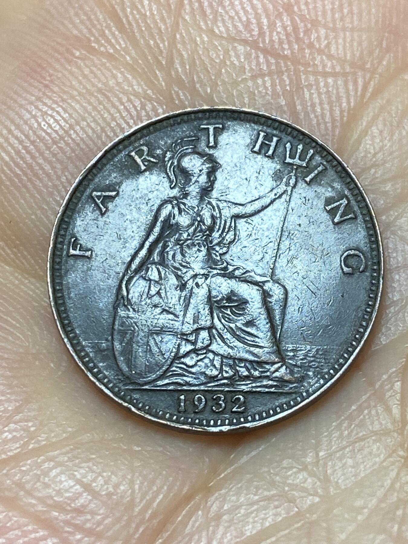 2025年第八十九场(总第一百一十五场）外国好品散币(免佣金) 好品–英国🇬🇧1932年(乔治五世第三版)