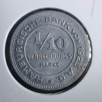 沼泽如烟--第838场 - 1923年十分之一马克代币