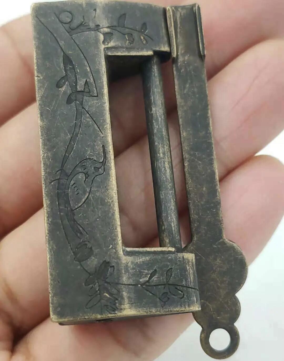 江南站04场纸币杂项 老铜锁带钥匙