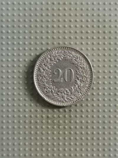 2025年第81场各国散币拍卖（总第81场） - 瑞士1960年20生丁