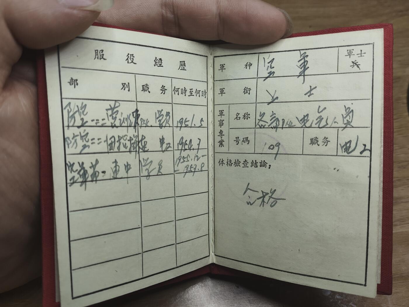 新时代收藏徽章红藏拍卖(第二十六场)  徽章纸品证书杂项 少见老兵役证 已作废 55年版 少见空军探照灯部队成员 品相保存的很好