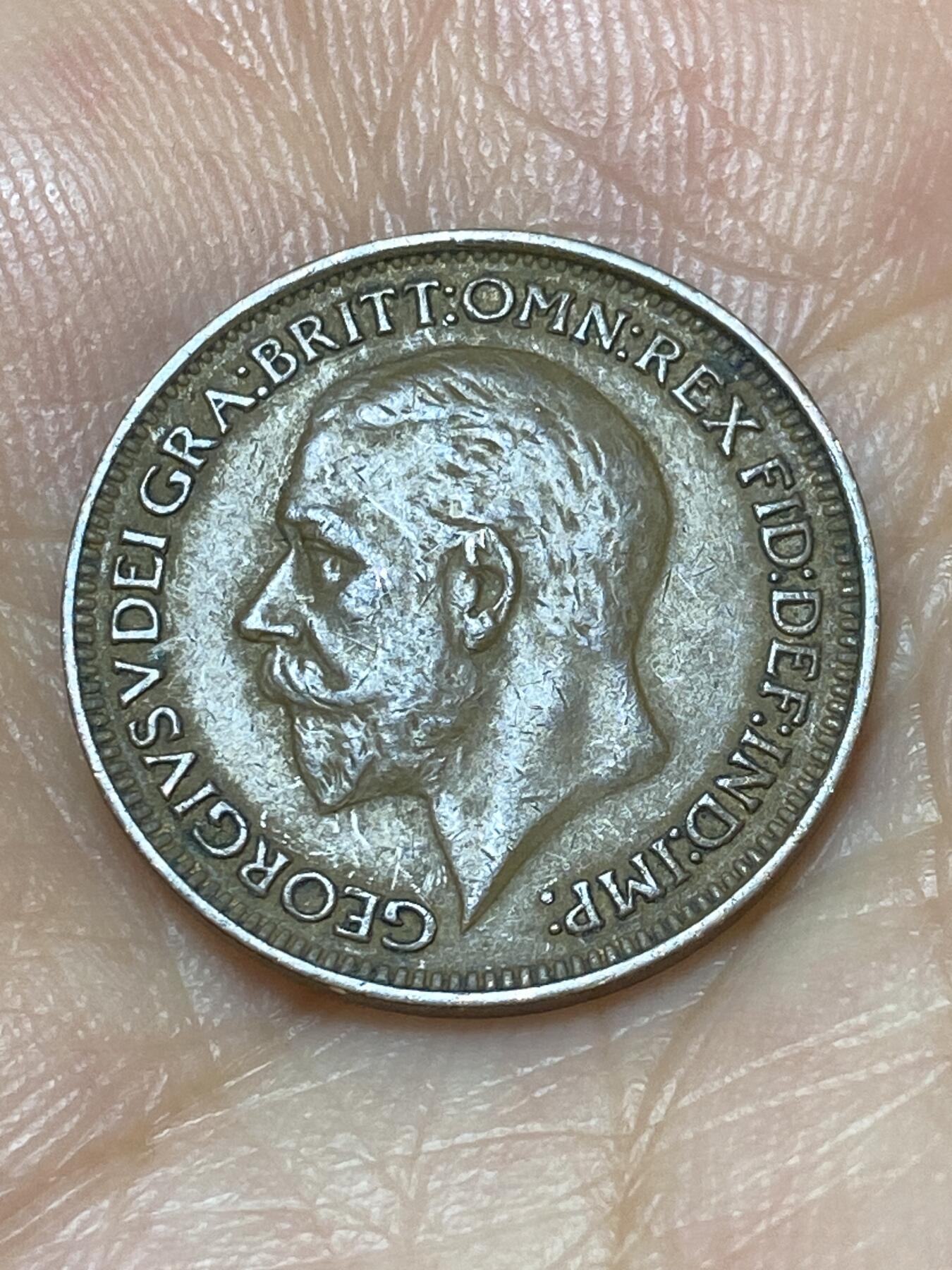 2025年第八十九场(总第一百一十五场）外国好品散币(免佣金) 英国🇬🇧1929年1法新(乔治五世第三版)