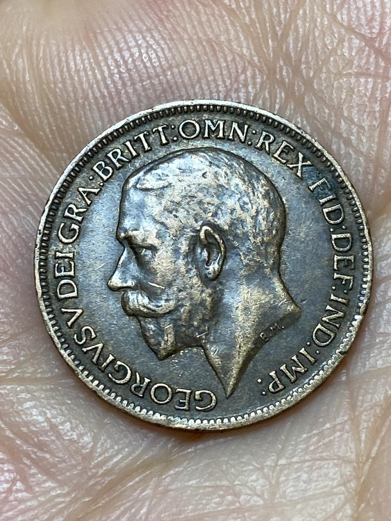 2025年第八十九场(总第一百一十五场）外国好品散币(免佣金) 好品–英国🇬🇧1918年1法新(乔治五世第一版，关门年)